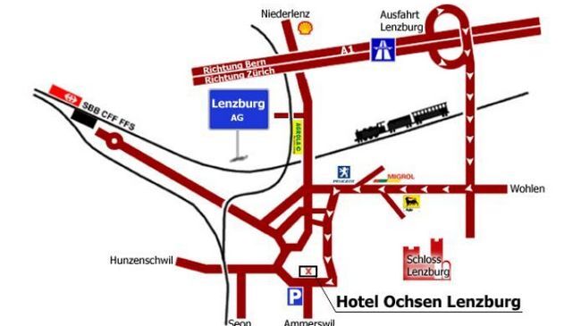ホテル Ochsen レンツブルク 設備 写真